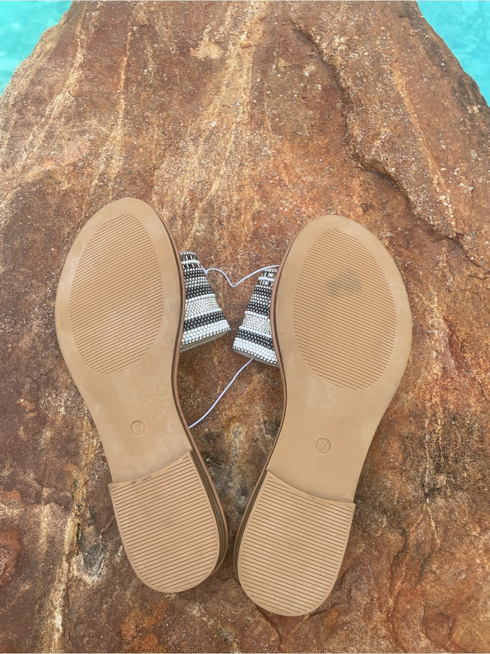 Madden Girl “Bestie” Beaded Wide Strap Slide Sandal NEW! - Picture 5 of 8